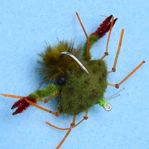 EP Flies EP Palometa Crab Olive - from Alamo Anglers