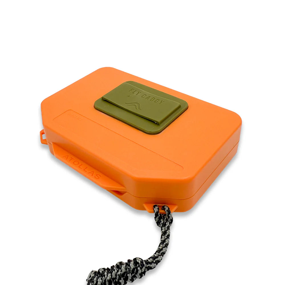 Atollas Micro Fly Box Hot Spot Orange - from Alamo Anglers