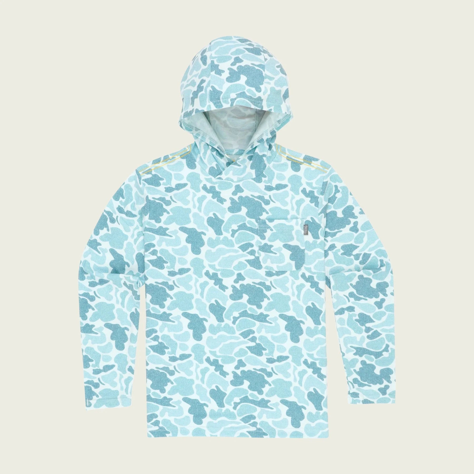 Marsh Wear Youth Buxton Tech Hoodie Teal Camo - from Alamo Anglers