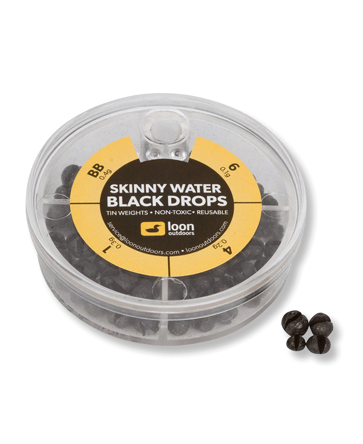 Loon Skinny Water Black Drops - from Alamo Anglers