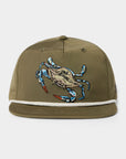Duck Camp Blue Crab Hat Charcoal - Hats from Alamo Anglers