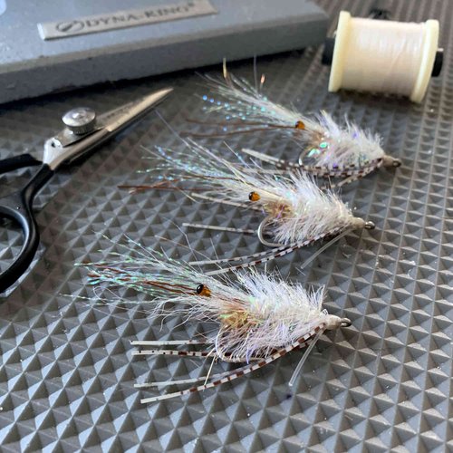 Sight Cast Copper Top Shrimp White Sand Size #2 - Flies from Alamo Anglers