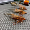 Sight Cast Copper Top Shrimp Copper Rust Size #2 - Flies from Alamo Anglers