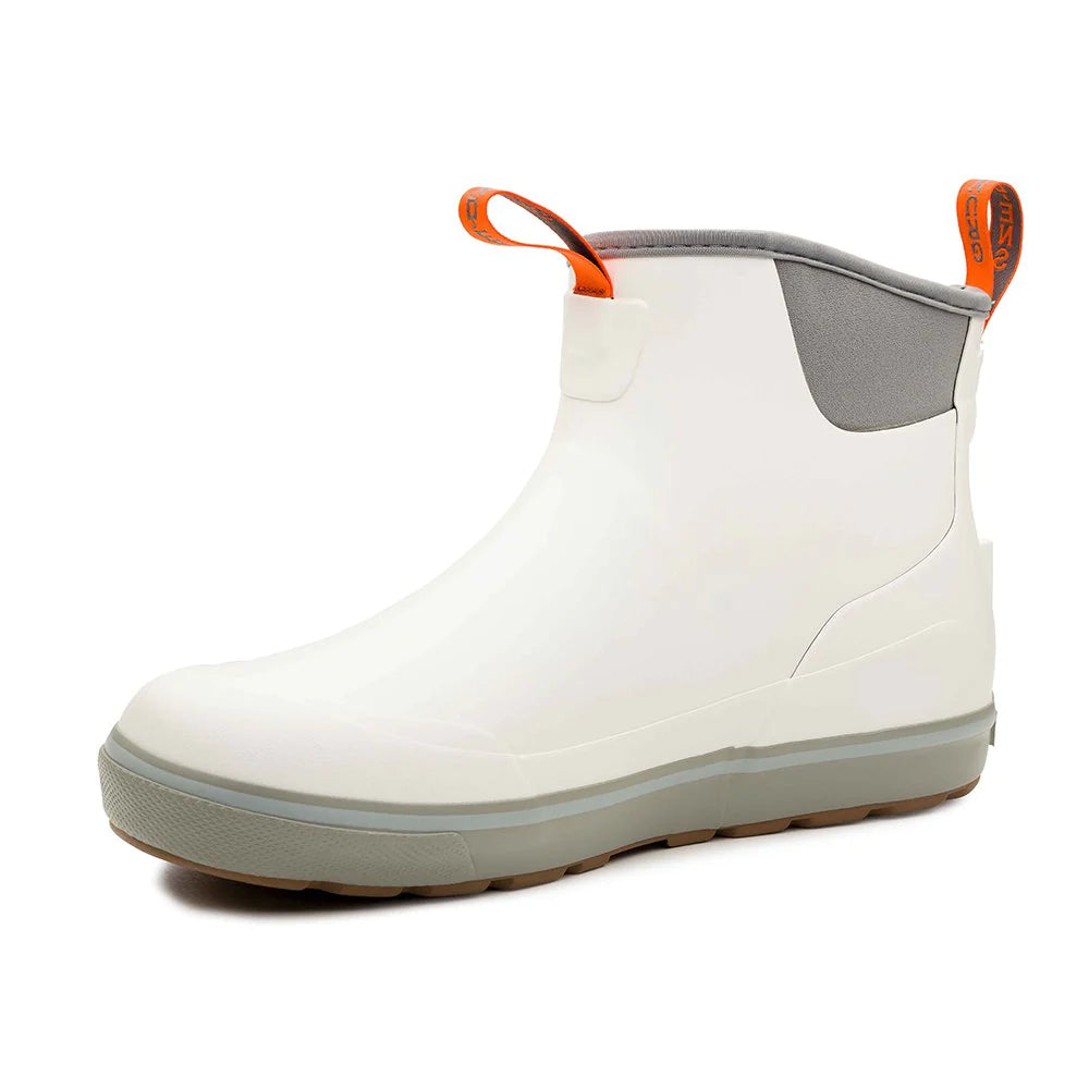 Grundens Deck Boss Ankle Boot White Squall - Footwear from Alamo Anglers