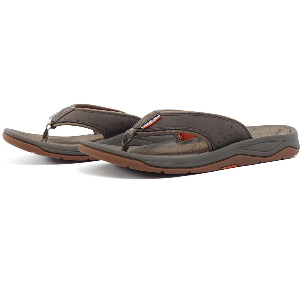 Grundens Deck Boss Sandal Brindle - Footwear from Alamo Anglers