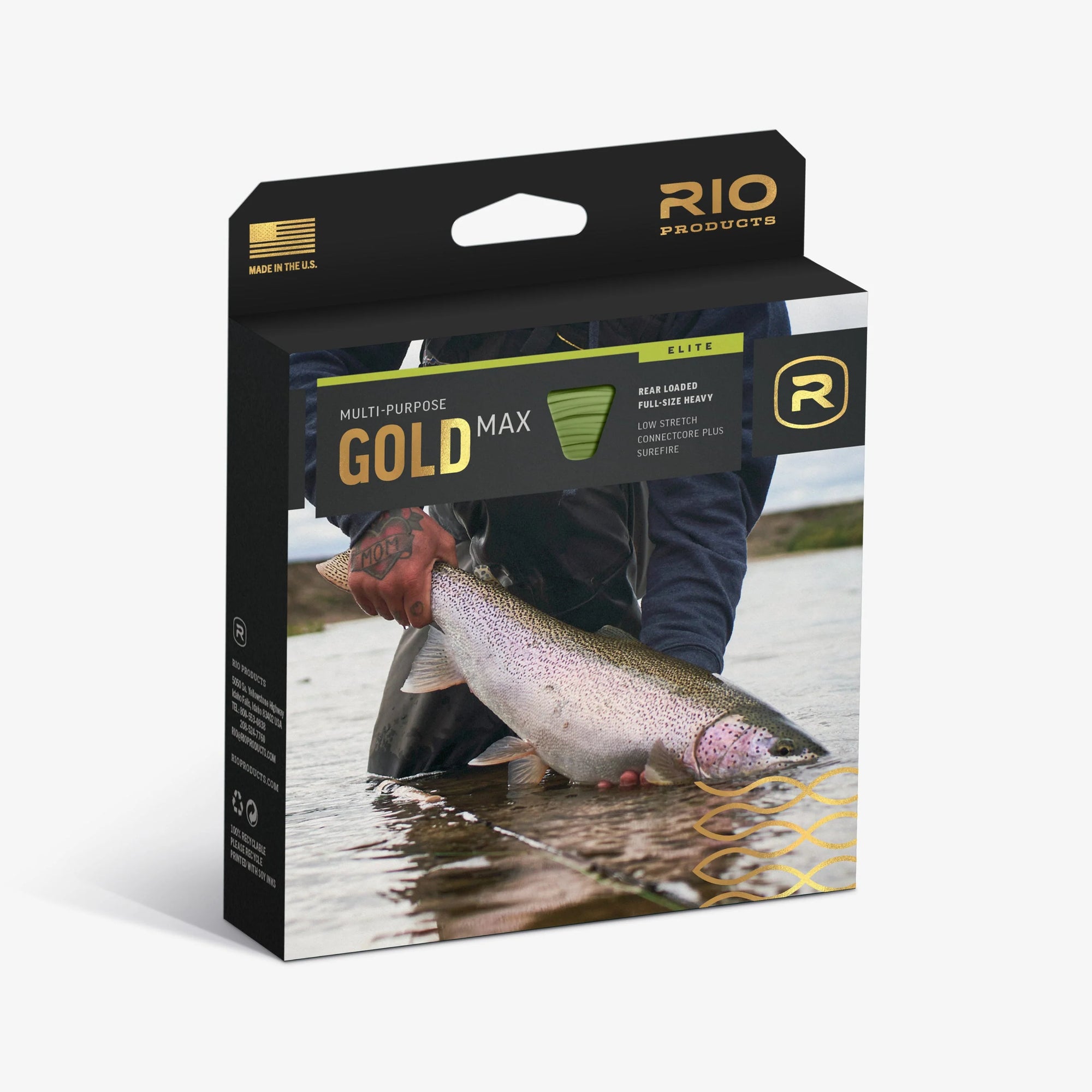 Rio Elite Gold Max Mint Green Blaze Orange - from Alamo Anglers