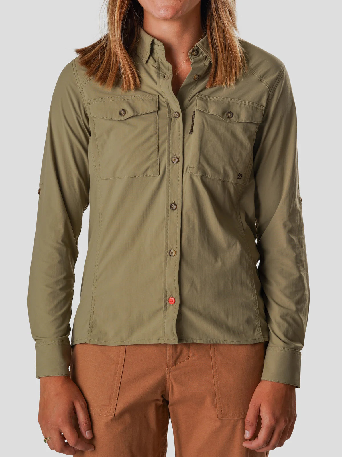 Women's Duck Camp Hunting Shirt - Long Sleeve Sagebrush - Tops from Alamo Anglers