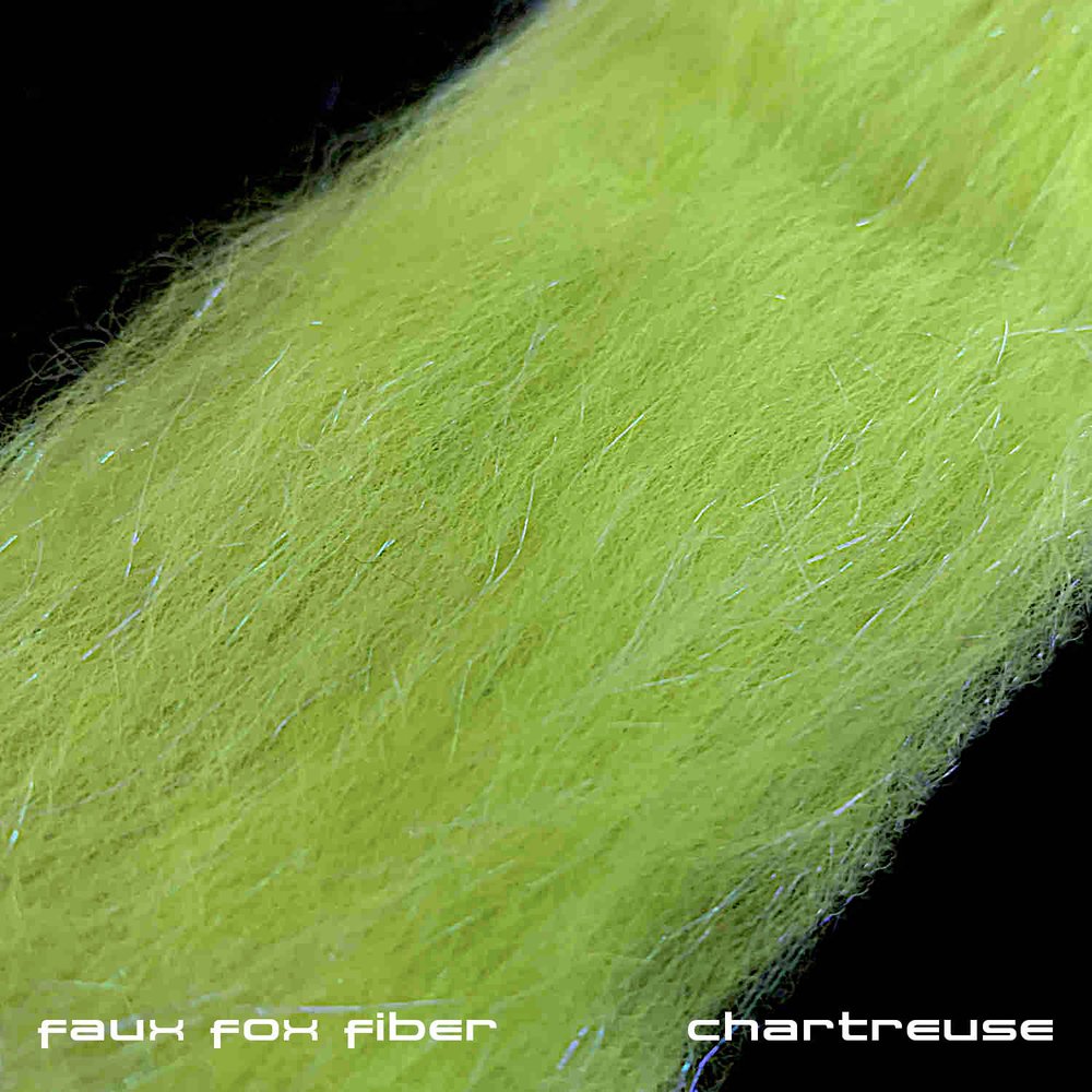 Sight Cast Faux Fox Fiber Chartreuse - from Alamo Anglers
