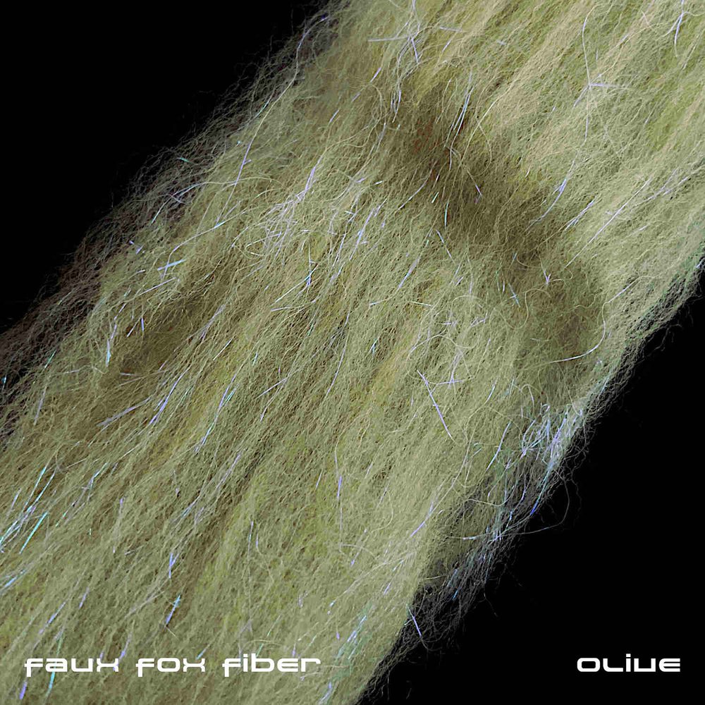 Sight Cast Faux Fox Fiber Olive - from Alamo Anglers