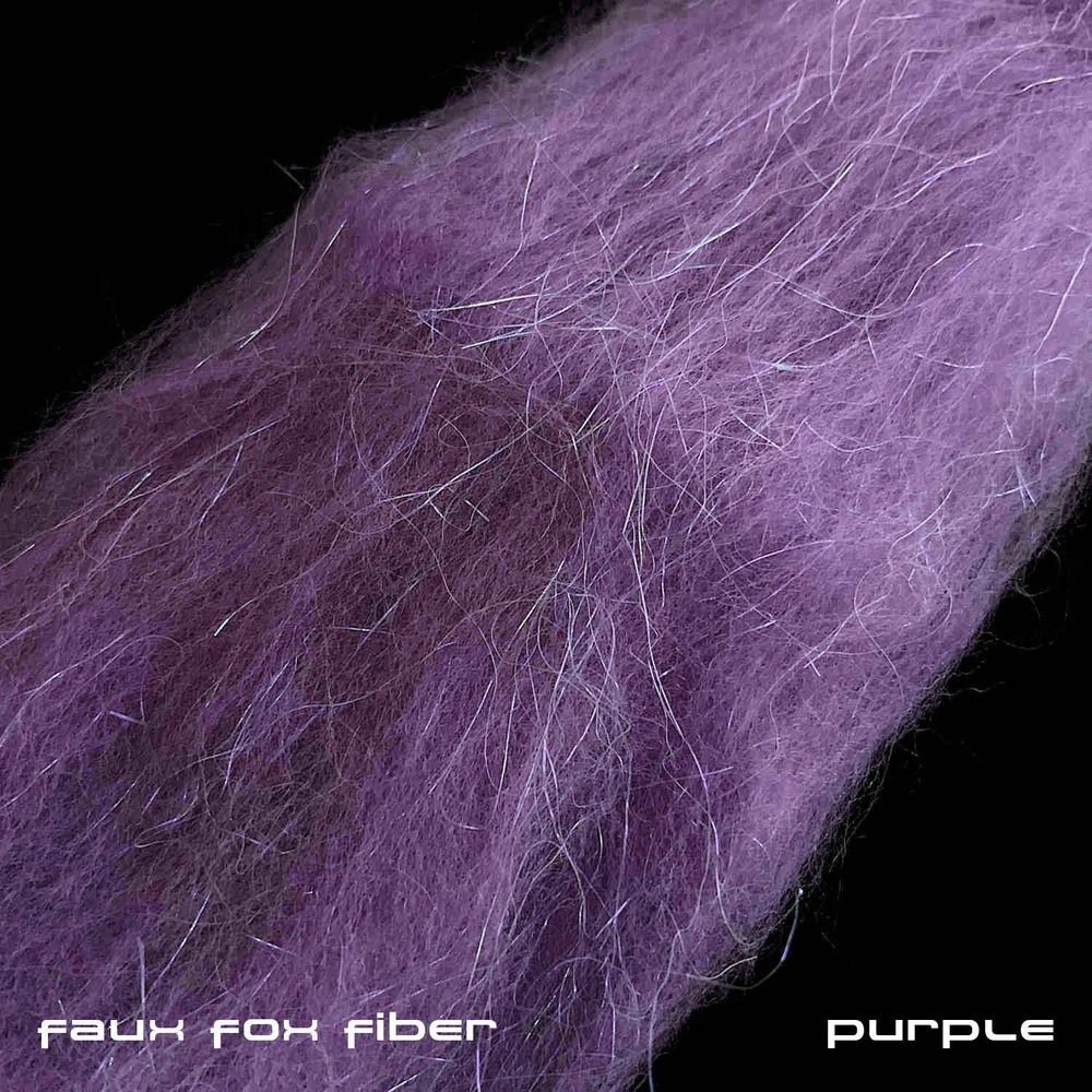 Sight Cast Faux Fox Fiber Purple - from Alamo Anglers