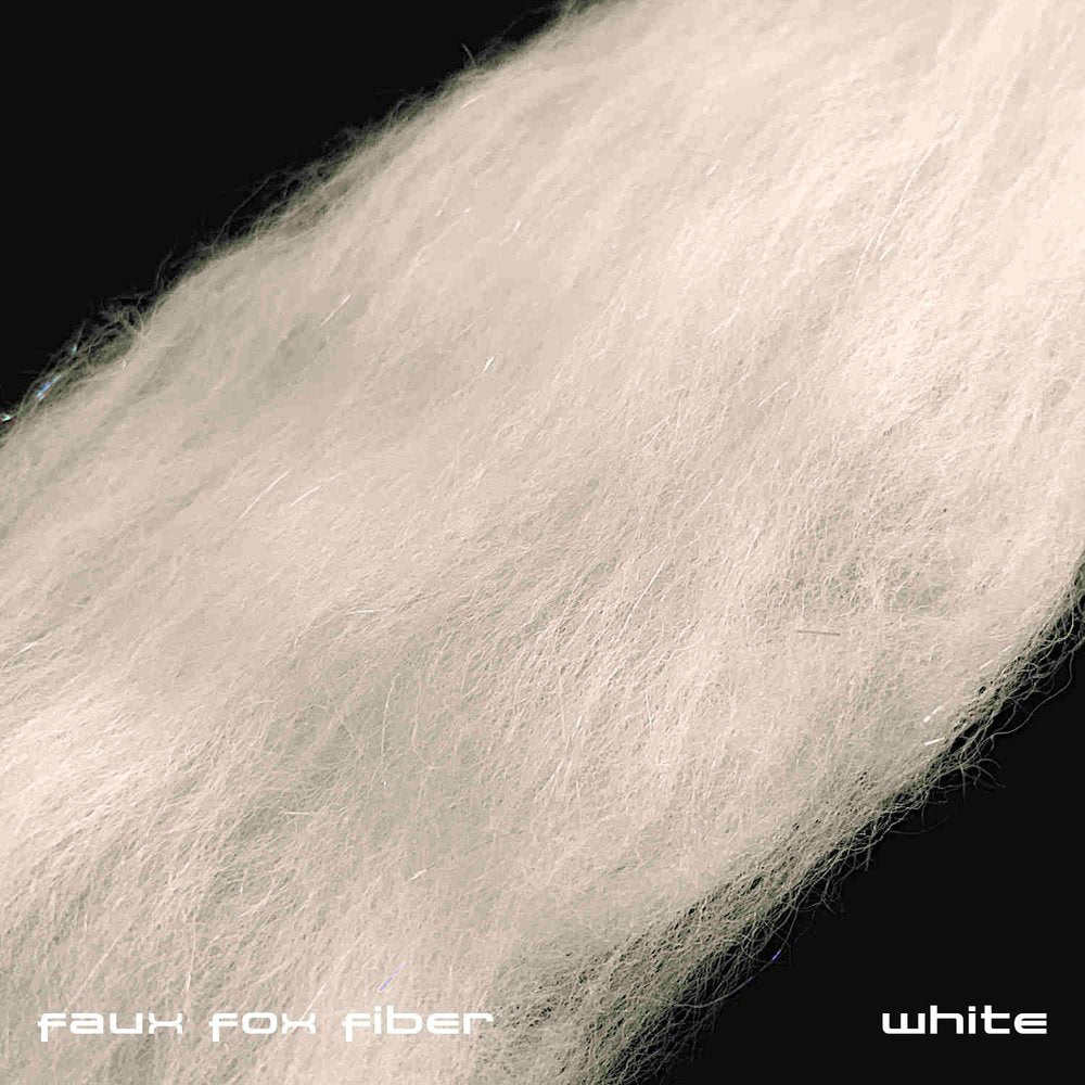 Sight Cast Faux Fox Fiber White - from Alamo Anglers