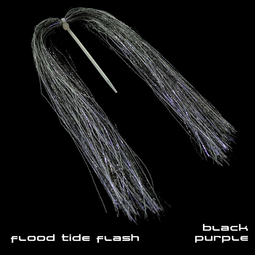 Sight Cast Flood Tide Flash Black Purple - from Alamo Anglers