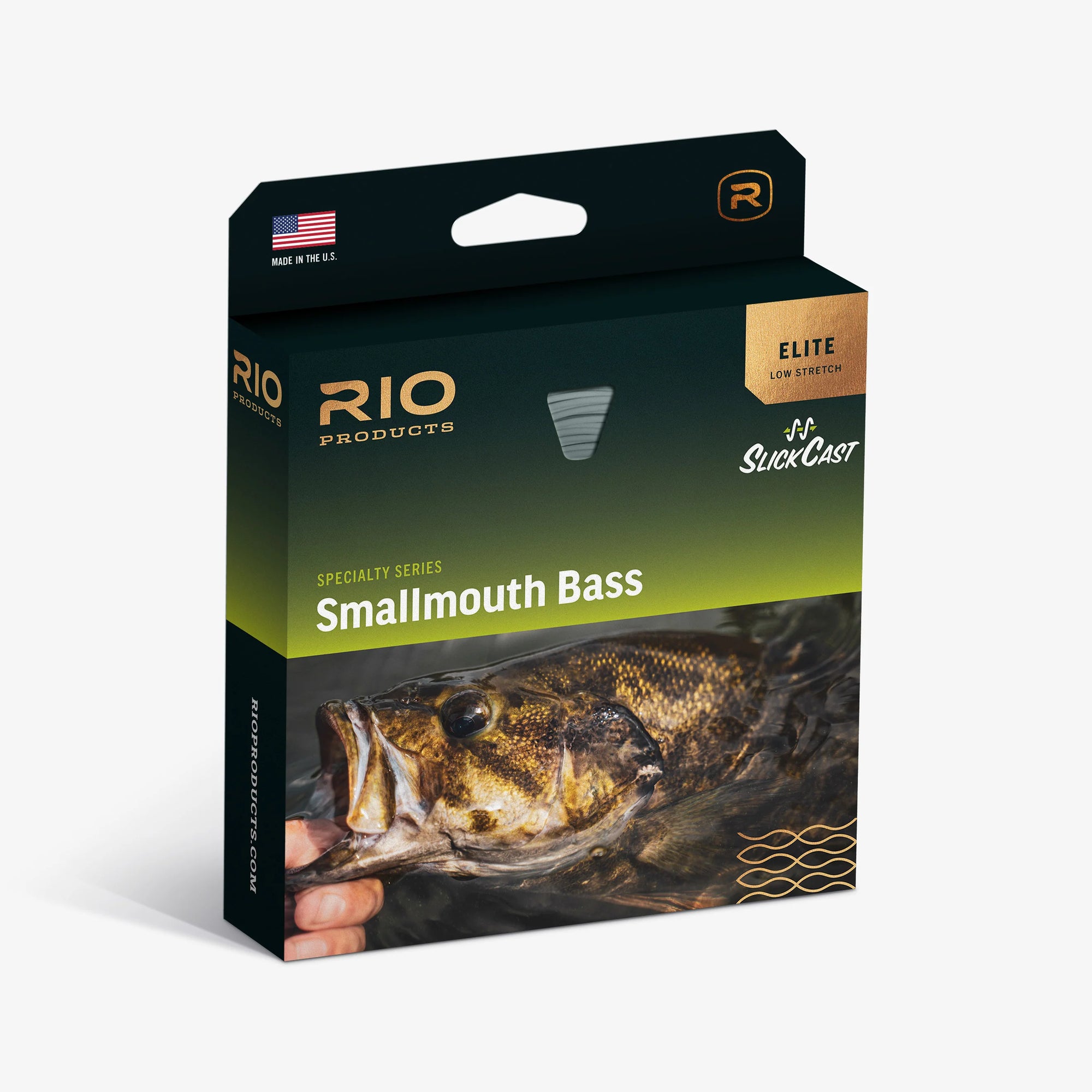 Rio Elite Smallmouth Bass Moss Chartreuse Beige - Fly Line from Alamo Anglers