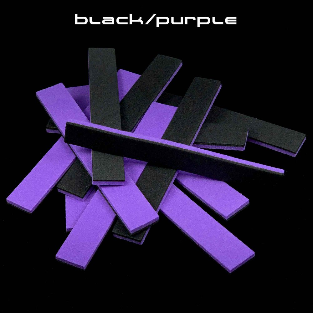 Sight Cast Topwater Fly Foam Strips Black Purple - from Alamo Anglers