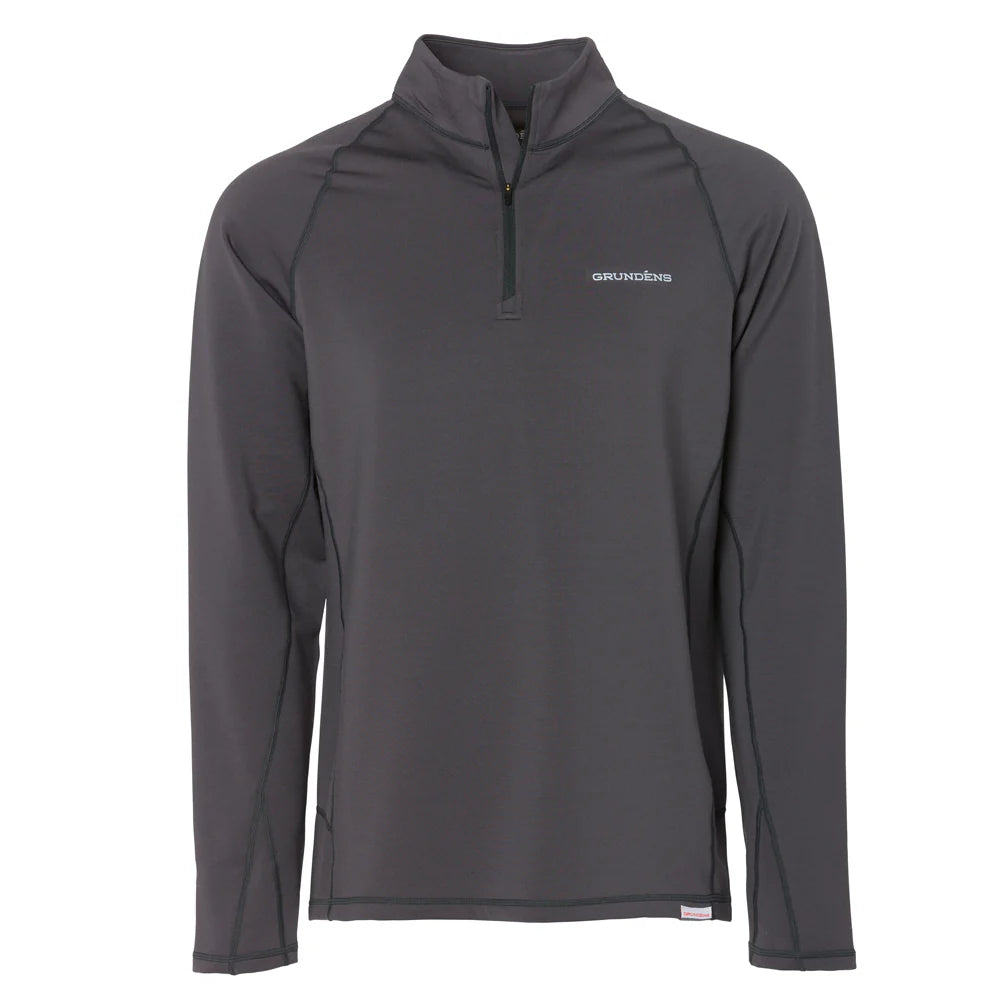 Grundies Mid 1/4 Zip Top Gray - from Alamo Anglers