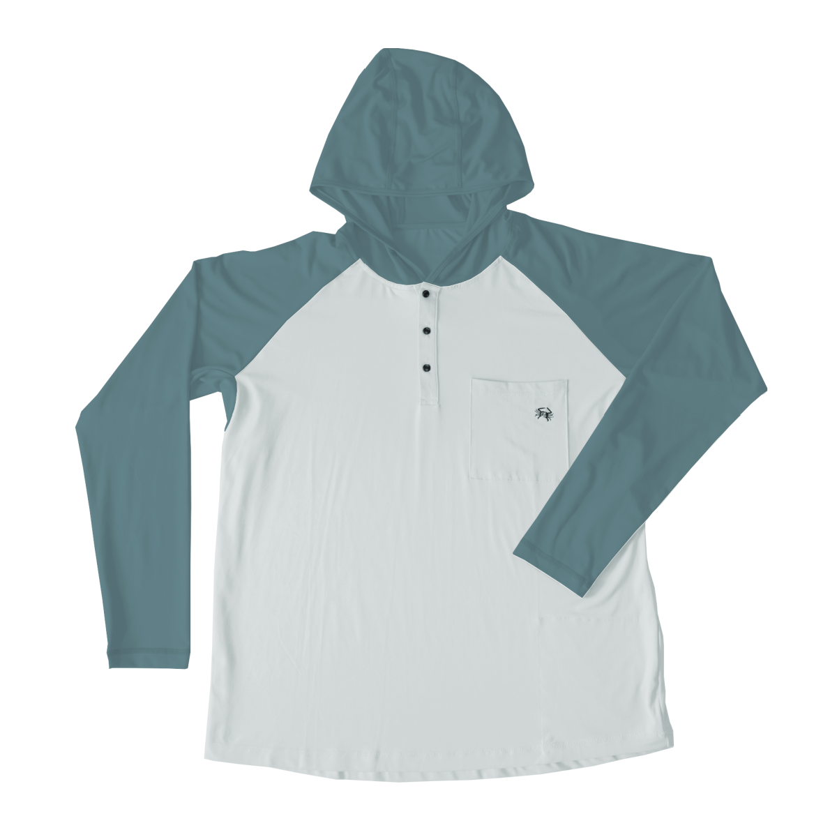 SWC Hawksbill Hoodie Nimbus Cloud Tile Blue - from Alamo Anglers