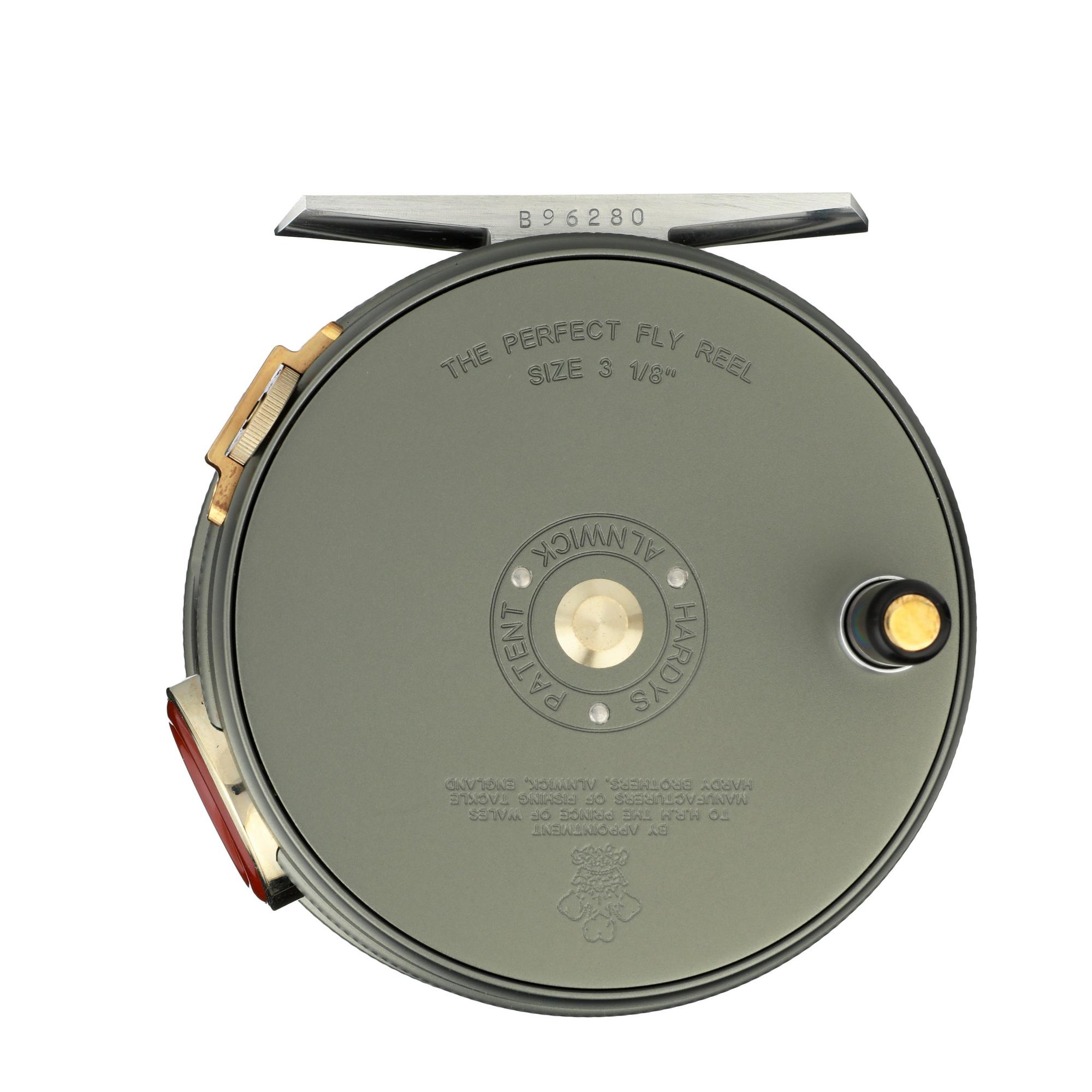 Hardy 1912 Perfect Fly Reel 3 1 8 Inch 4 5 WT LHR - Fly Reels from Alamo Anglers