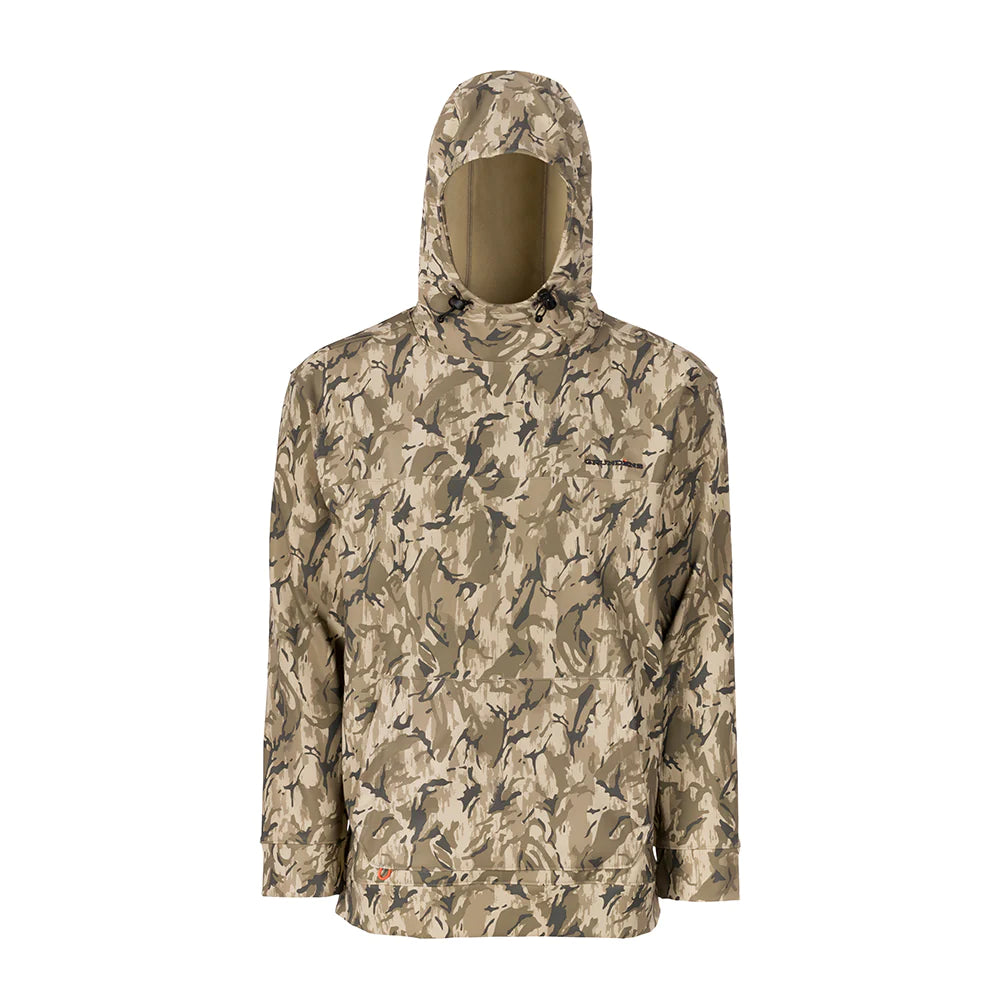 Grundens Kryall Hoodie Refraction Camo Stone - Hoodie from Alamo Anglers