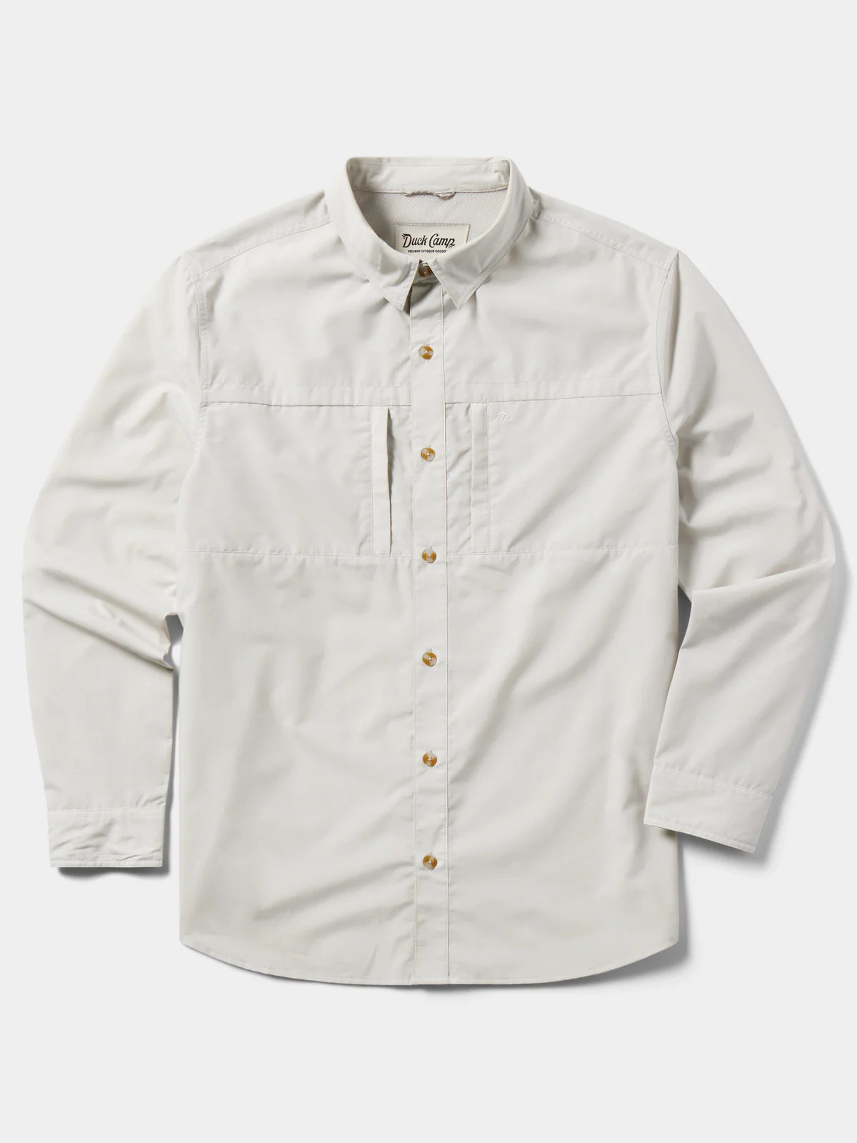 Duck Camp Men's Helm Shirt - Long Sleeve Silverking - from Alamo Anglers