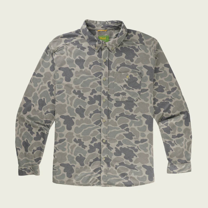 Marsh Wear Lobeco Button Up Stone Mallard Camo - Tops from Alamo Anglers
