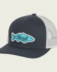 Marsh Wear Redfish Logo Trucker Hat Charcoal - Hats from Alamo Anglers