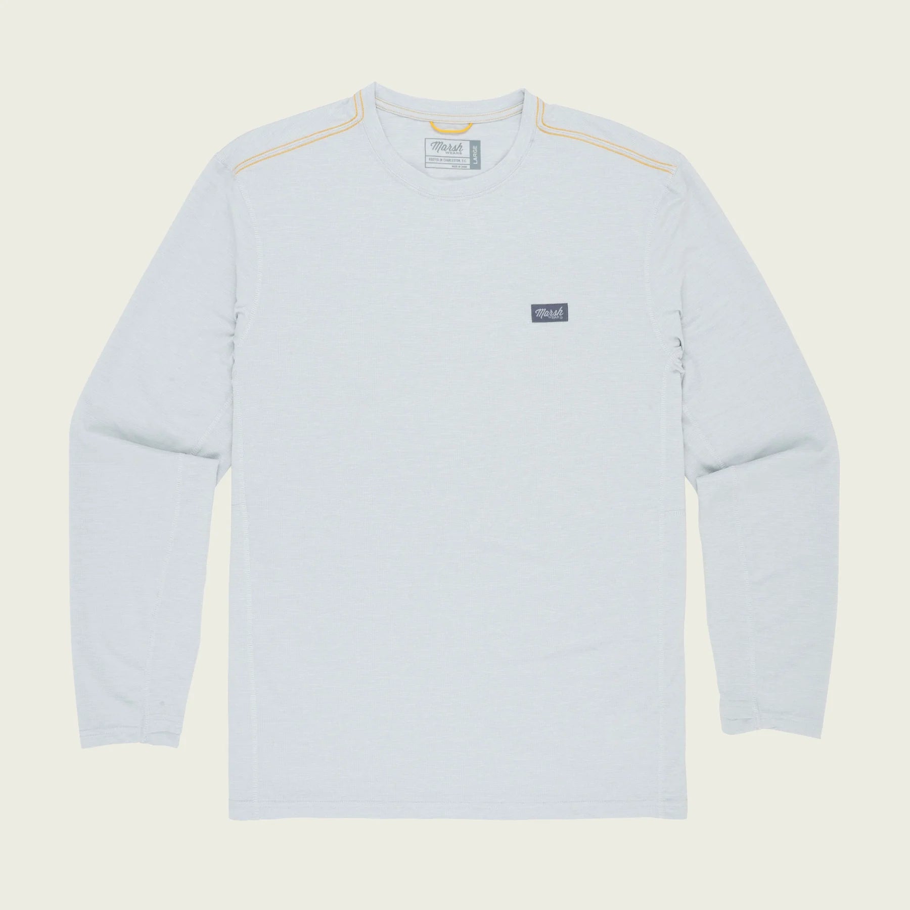Marsh Wear High Noon Performance Crew Smoke Heather - Tops from Alamo Anglers