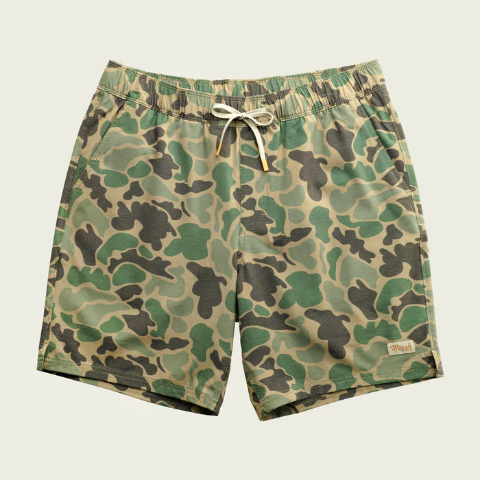 Marsh Wear 8" Fulton Volley Short Green Mallard Camo - from Alamo Anglers