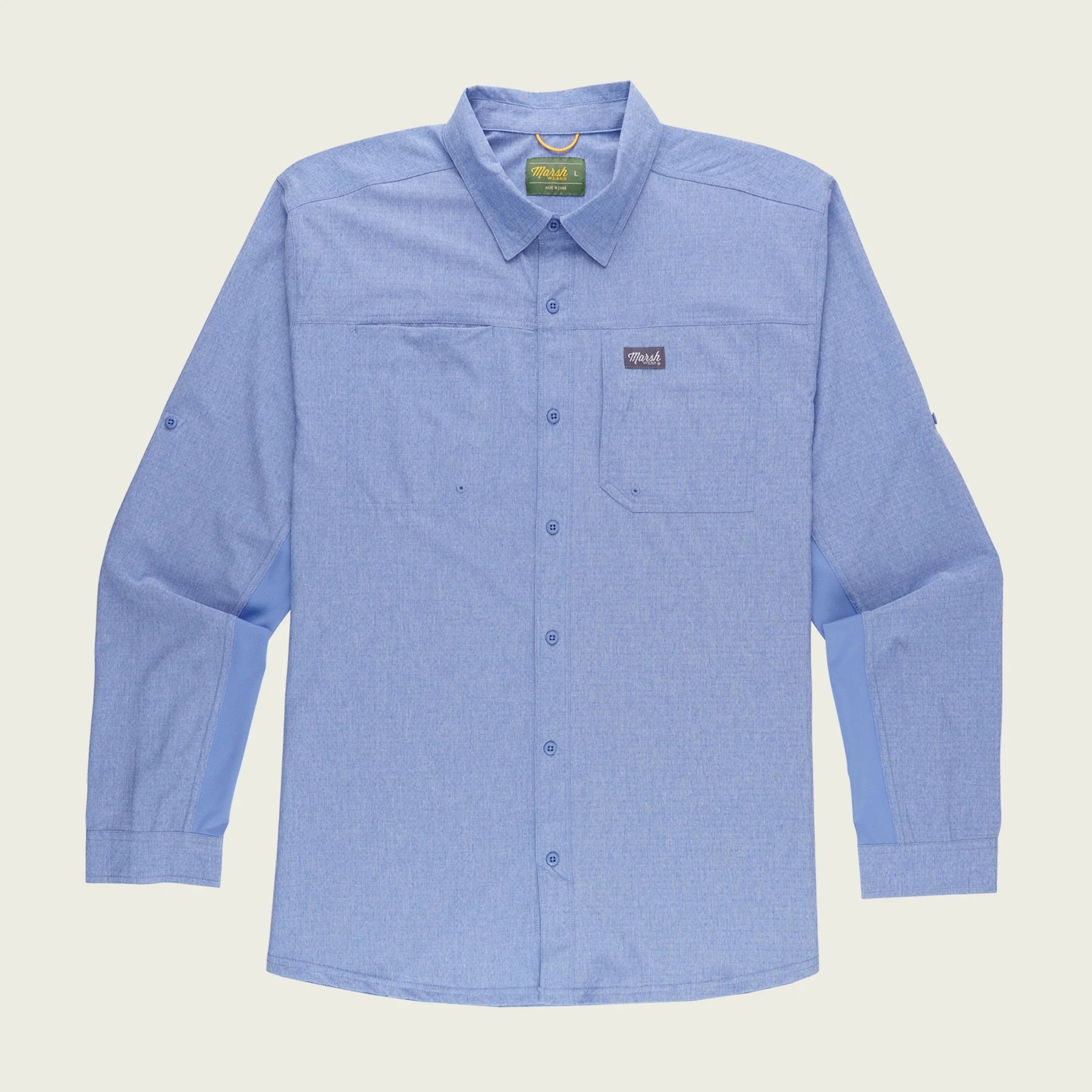 Marsh Wear Lenwood LS Button Up Riviera Blue - Tops from Alamo Anglers