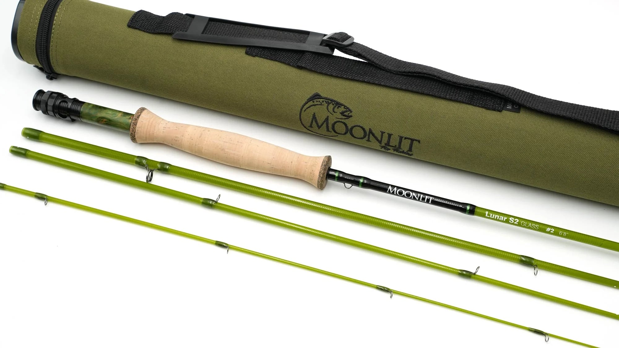 Moonlit Lunar S2-GLASS Fiberglass Fly Rod - from Alamo Anglers