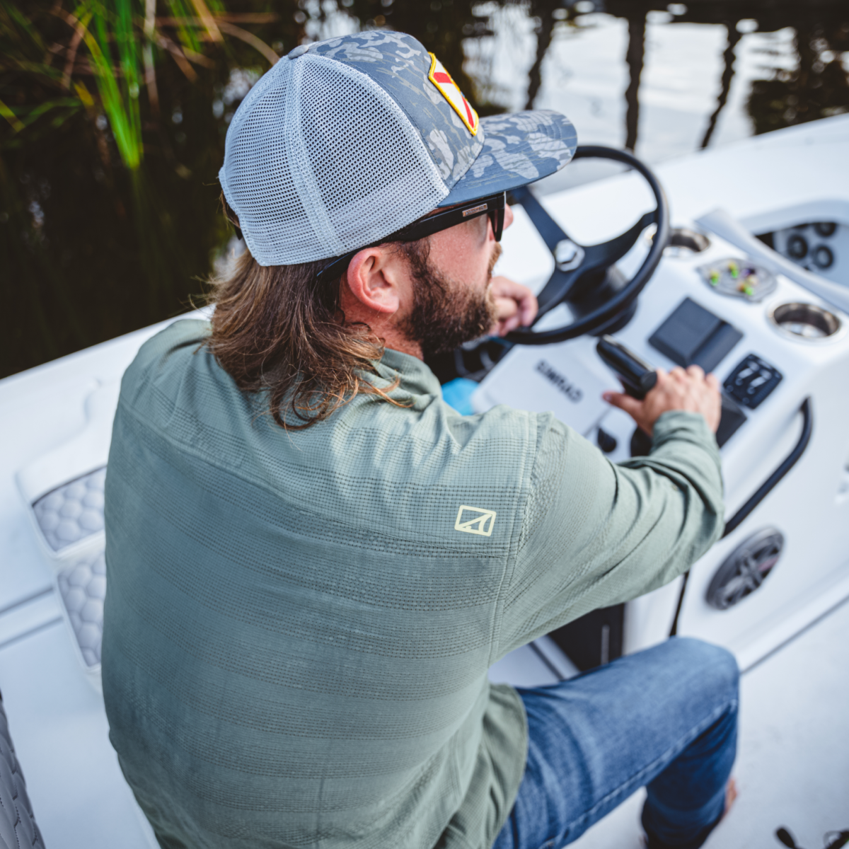 SWC Oysterman L/S Muschio - from Alamo Anglers