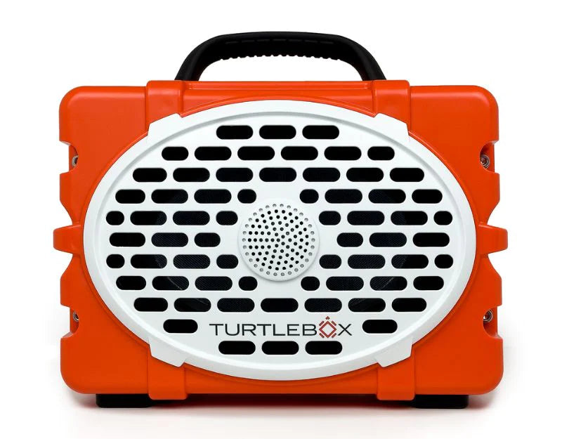 Turtlebox Gen 2 Portable Speaker Orange White Black - Speakers from Alamo Anglers