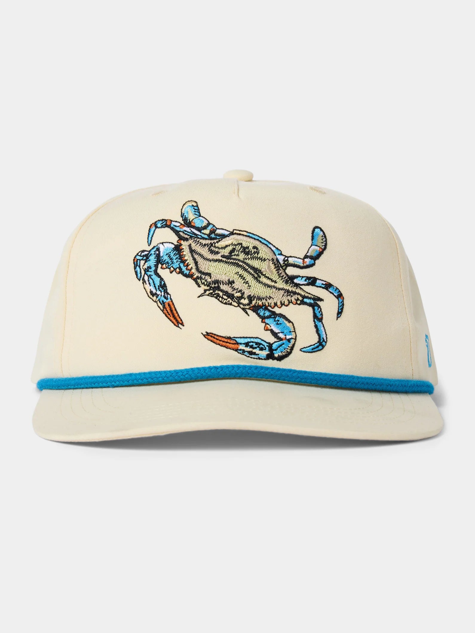 Duck Camp Blue Crab Hat Ivory - Hats from Alamo Anglers