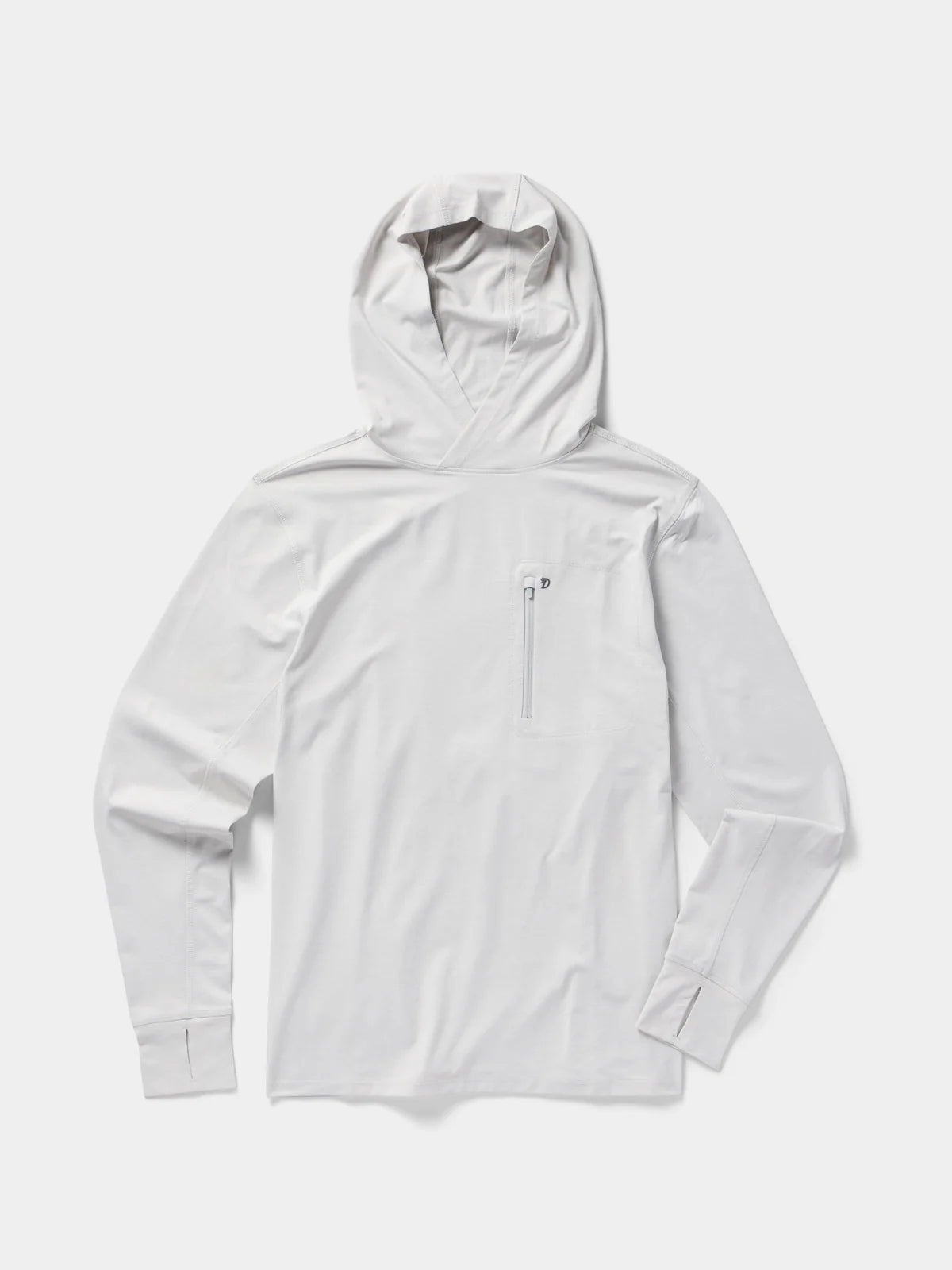 Duck Camp Rockport Hoodie Heathered Silver King - from Alamo Anglers