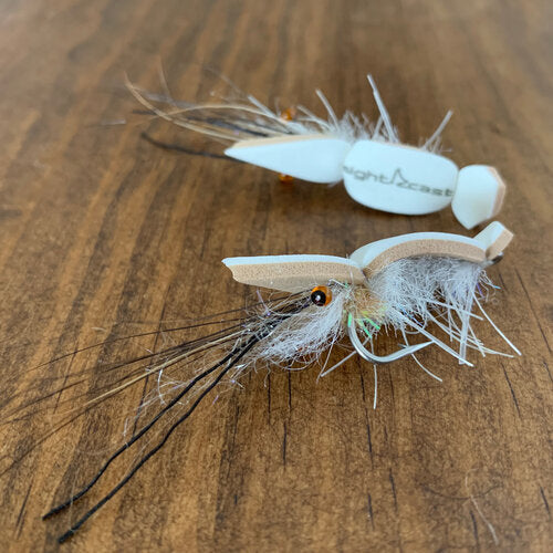 Sight Cast Popcorn Shrimp White Tan Size #2 - Flies from Alamo Anglers