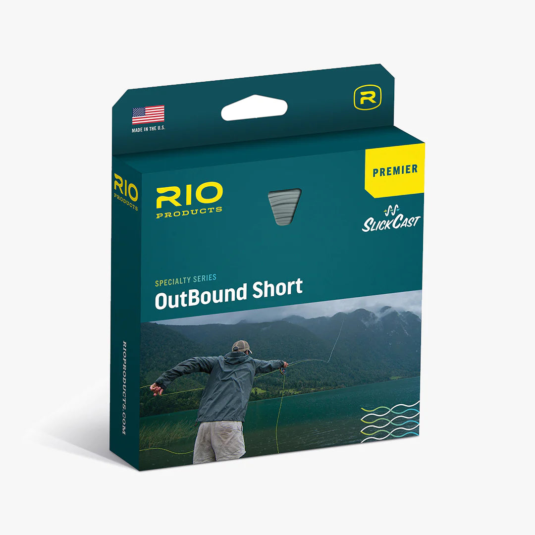 Rio Outbound Short WF8S7 Black - Fly Line from Alamo Anglers