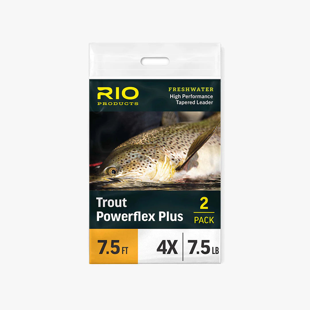 Rio Powerflex Plus Leader 7.5ft 2 Pack - Leader from Alamo Anglers