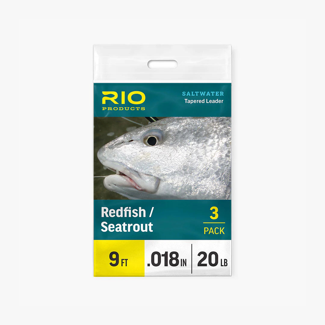 Rio Redfish/Seatrout Leader 9ft 3 Pack - Leader from Alamo Anglers