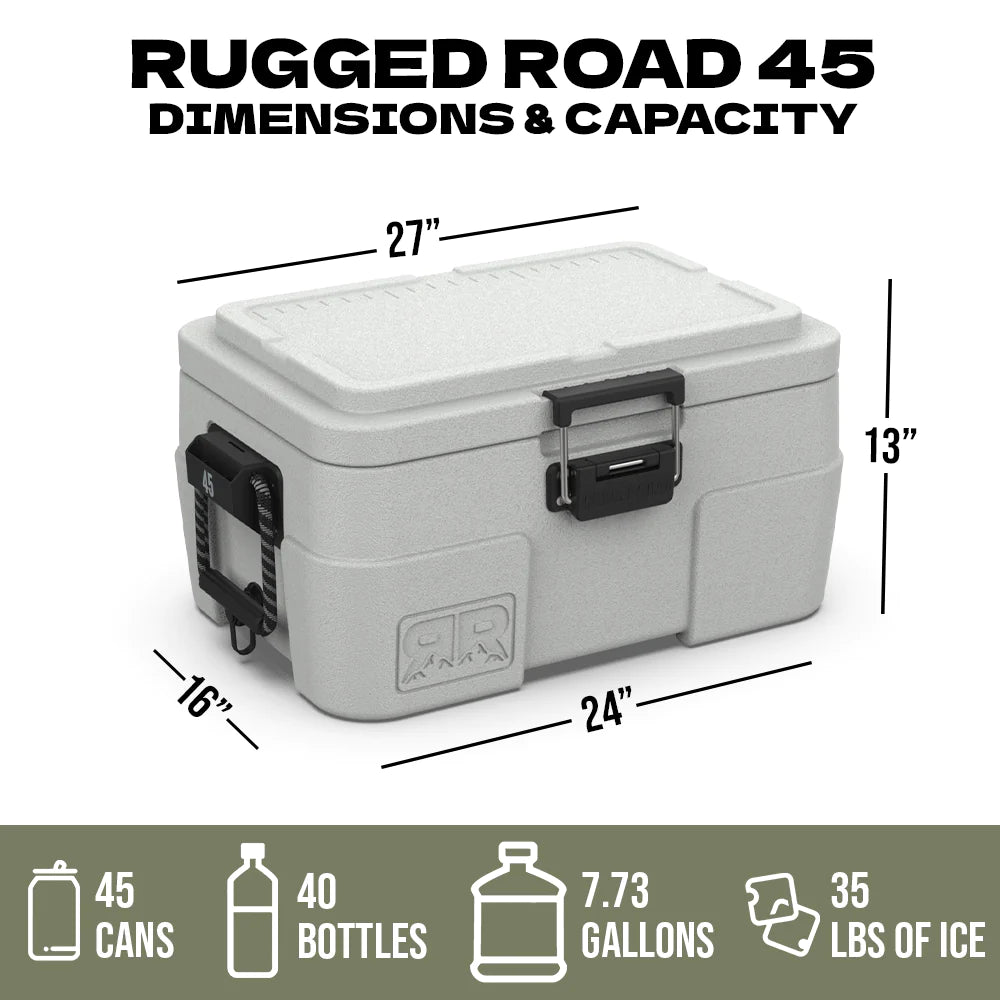 Rugged Road 45 V2 - Coolers from Alamo Anglers