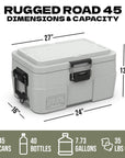 Rugged Road 45 V2 - Coolers from Alamo Anglers