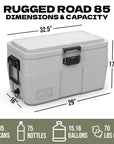 Rugged Road 85 V2 - Coolers from Alamo Anglers
