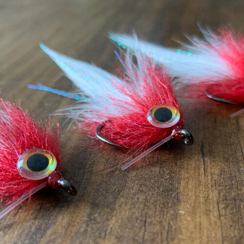 Sight Cast Rockport Mullet Red White Size #1 - Flies from Alamo Anglers