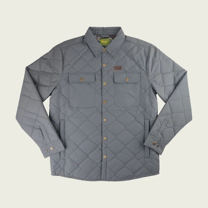 Marsh Wear Saluda Puff Shacket Charcoal - Outerwear from Alamo Anglers