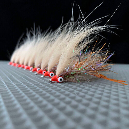 Sight Cast Sandbar Crawler Rootbeer Orange Size #4 - Flies from Alamo Anglers