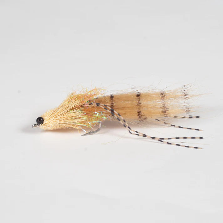 Blue Line Co. Modern Seaducer Tan w Beadchain Eyes - from Alamo Anglers