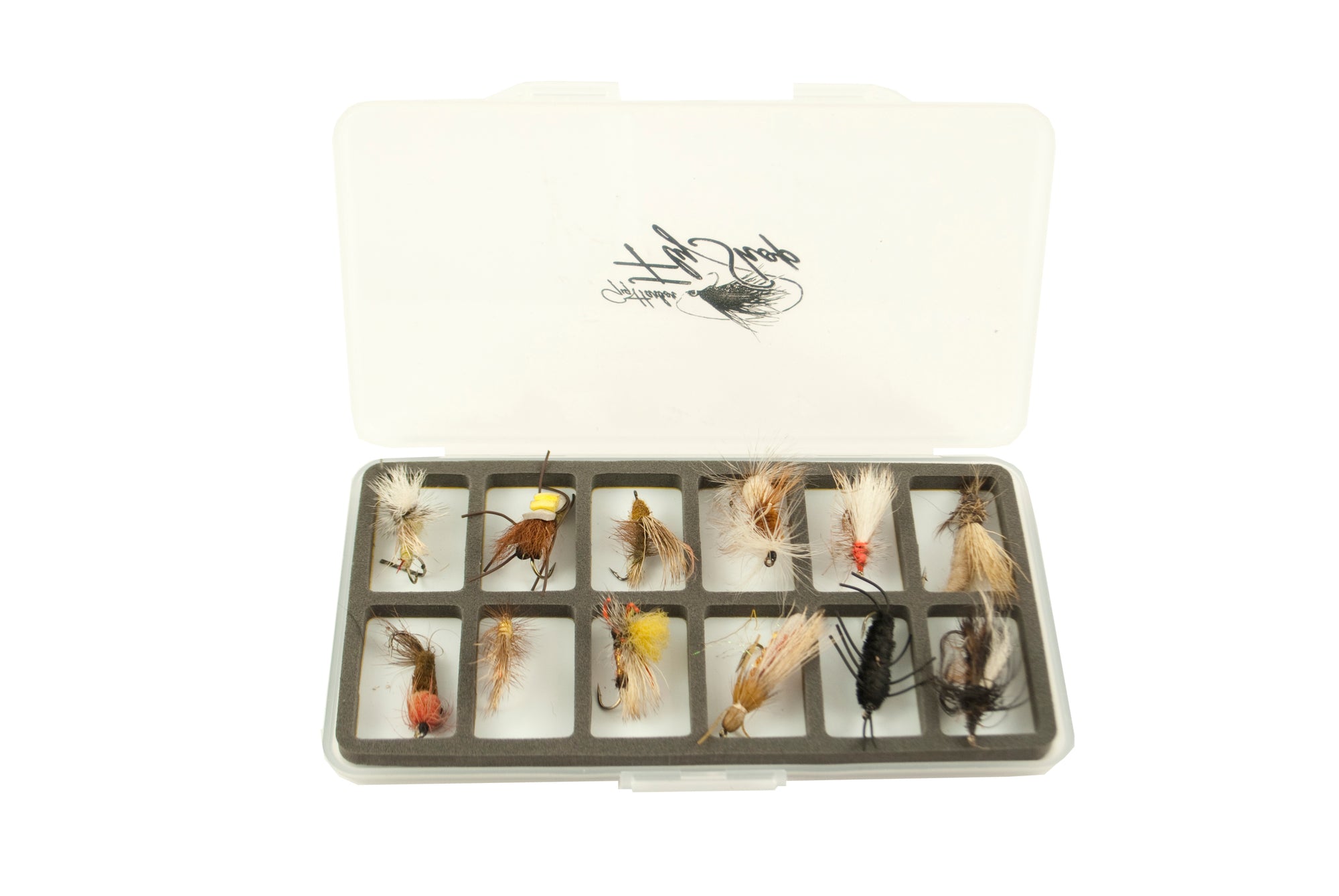 Ultra Slim Box Tall - 12 Compartment w/Mag Backer - Fly Boxes from Alamo Anglers