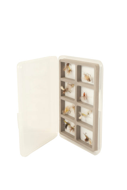 Ultra Slim Box Short - 8 Compartment w/Mag Backer - Fly Boxes from Alamo Anglers