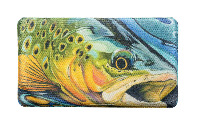 Slim Traction Box - Trout Pattern - Fly Boxes from Alamo Anglers