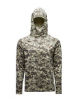 Grundens Solestrale Hoodie Refraction Camo Green - Hoodie from Alamo Anglers