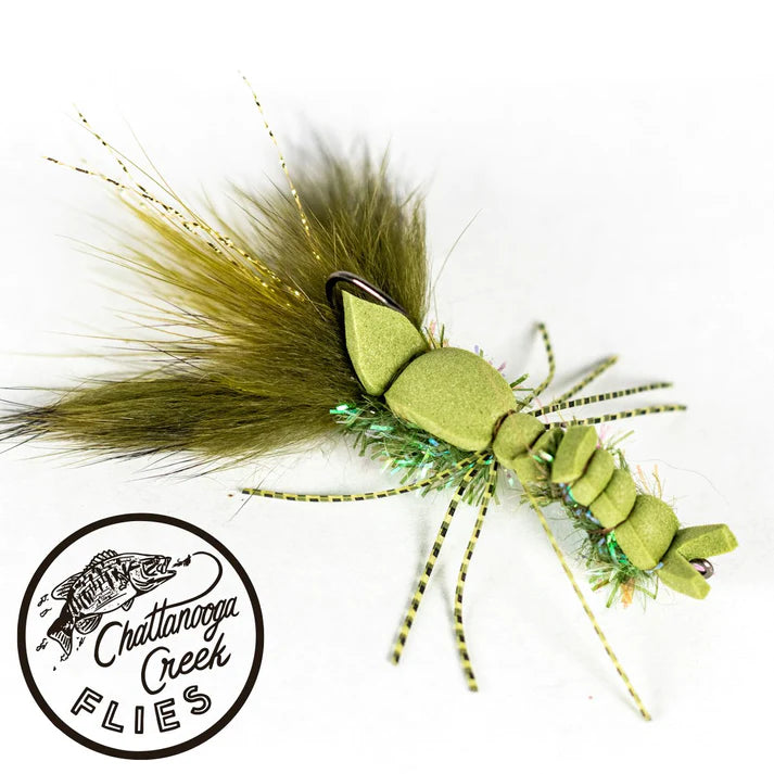 Blue Line Co. Spawn Craw (Chattanooga Creek Flies) Olive - from Alamo Anglers