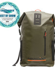 Grundens Wayward Roll Top Backpack 38L 38L Deep Depths - Gear Bag from Alamo Anglers